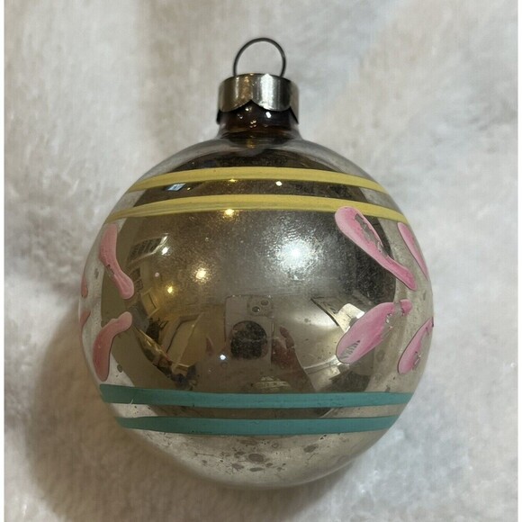 Vintage Christmas ornament, Corning, WWII era, made in US of A! - Picture 4 of 8